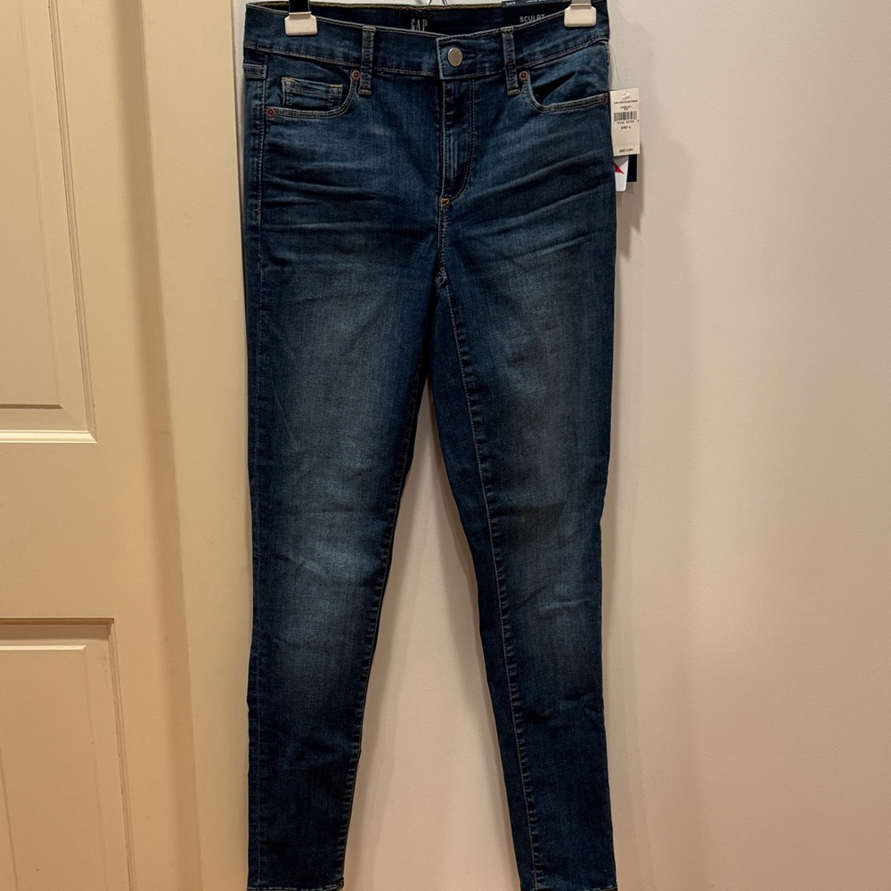 GAP Women's Dark Blue Skinny Jeans